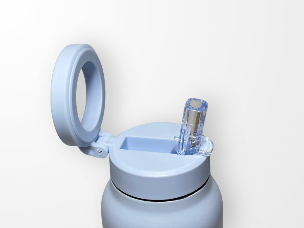 GEZEN | Botella Deportiva con Anillo Magnético 710 ml - Azul Baby