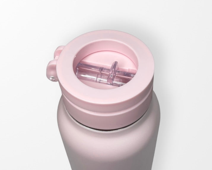 GEZEN | Botella Deportiva con Anillo Magnético 710 ml - Rosa Baby