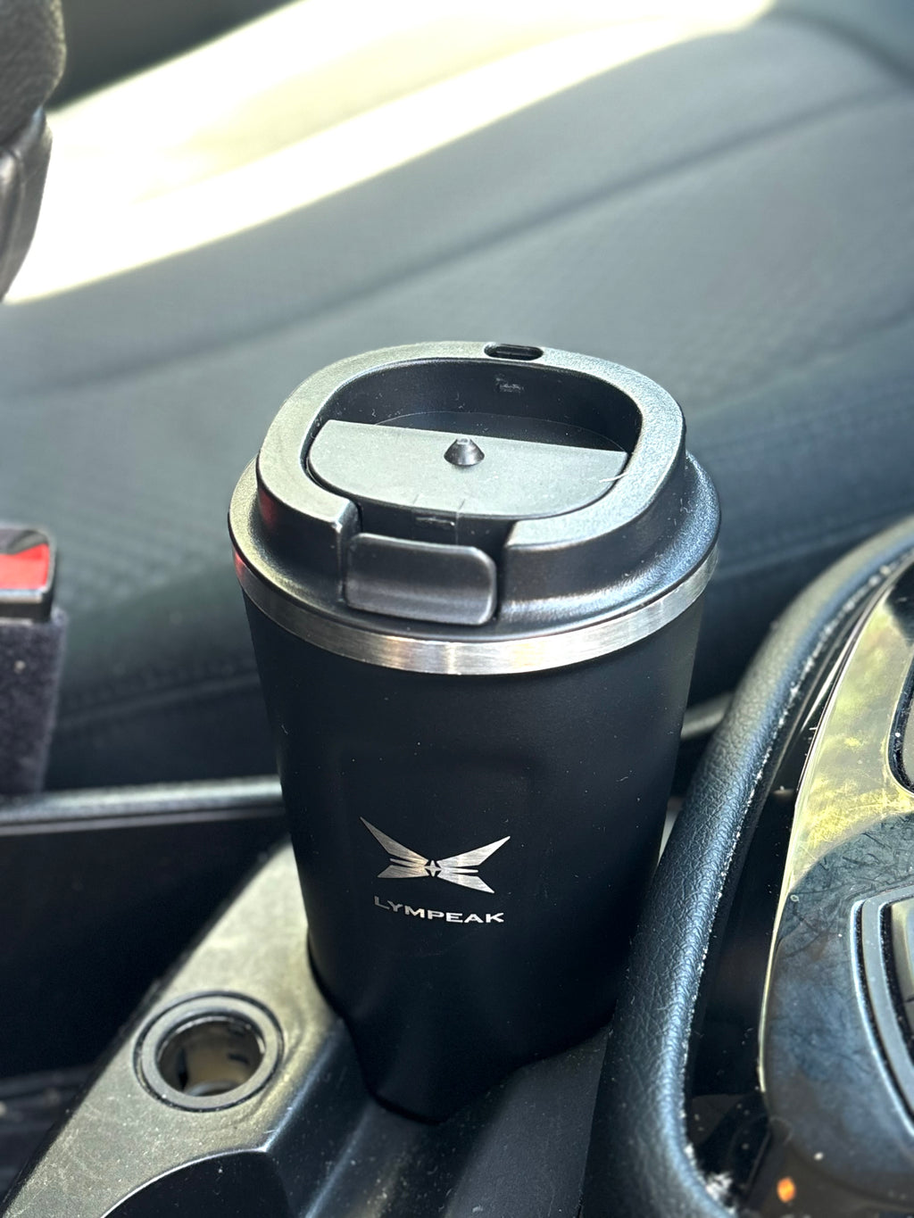 FLOW | Taza Térmica de Café 380 ml - Negro | Coffee Partner