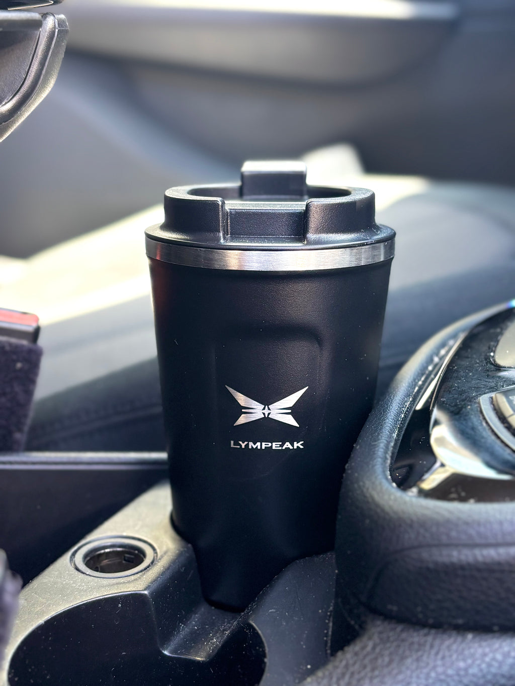 FLOW | Taza Térmica de Café 380 ml - Negro | Coffee Partner