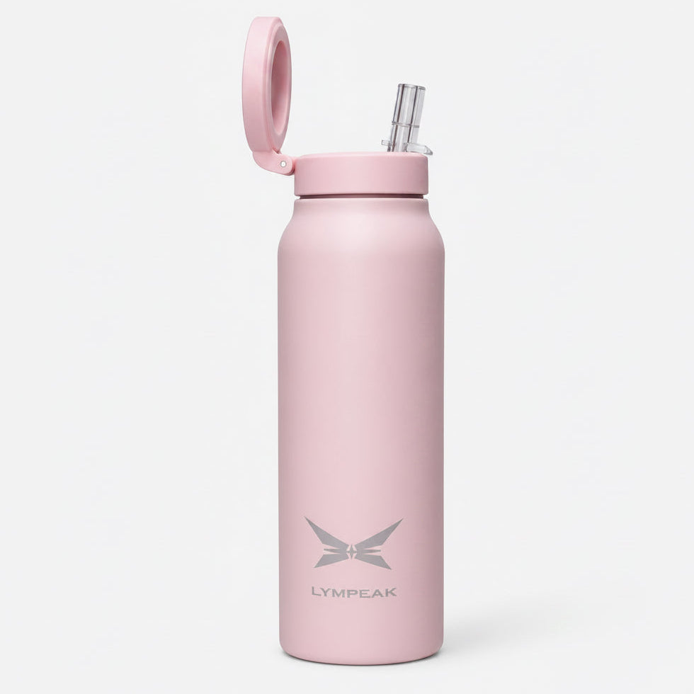 GEZEN | Botella Deportiva con Anillo Magnético 710 ml - Rosa Baby
