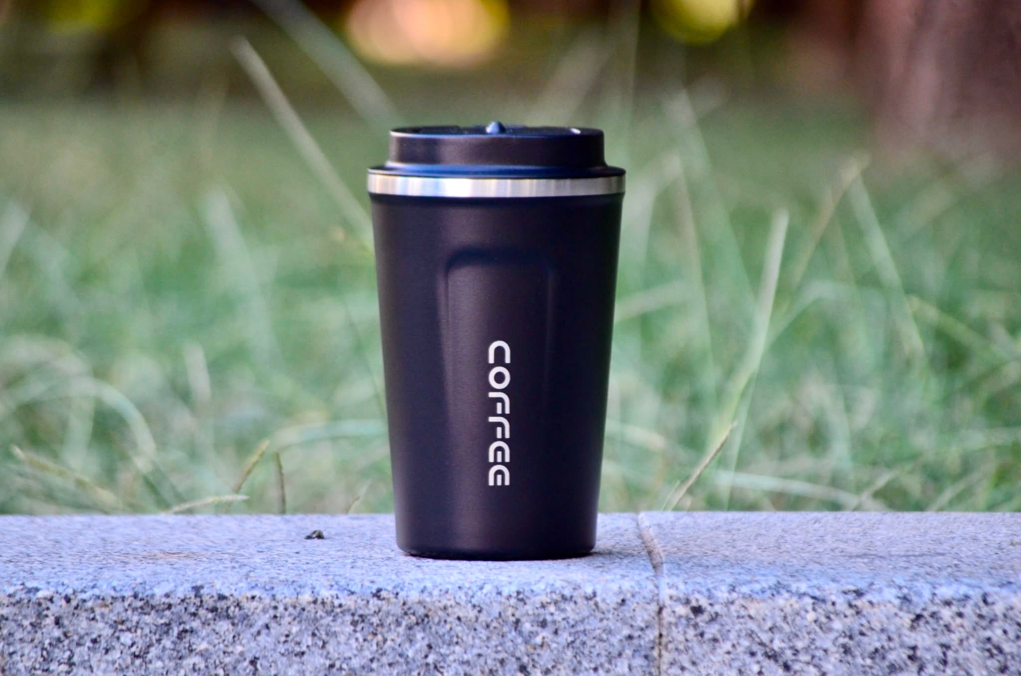 FLOW | Taza Térmica de Café 380 ml - Negro | Coffee Partner