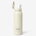 GEZEN | Botella Deportiva con Anillo Magnético 710 ml - Blanco Ivory