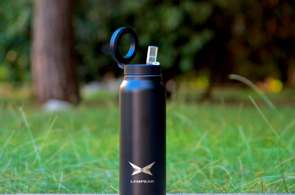 GEZEN | Botella Deportiva con Anillo Magnético 710 ml - Negro Noir