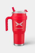 ELITE PRO | Vaso Térmico XL - Asa y Popete 1.2L | Rojo Carmine