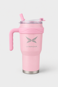 ELITE PRO | Vaso Térmico XL - Asa y Popete 1.2L | Rosa Baby