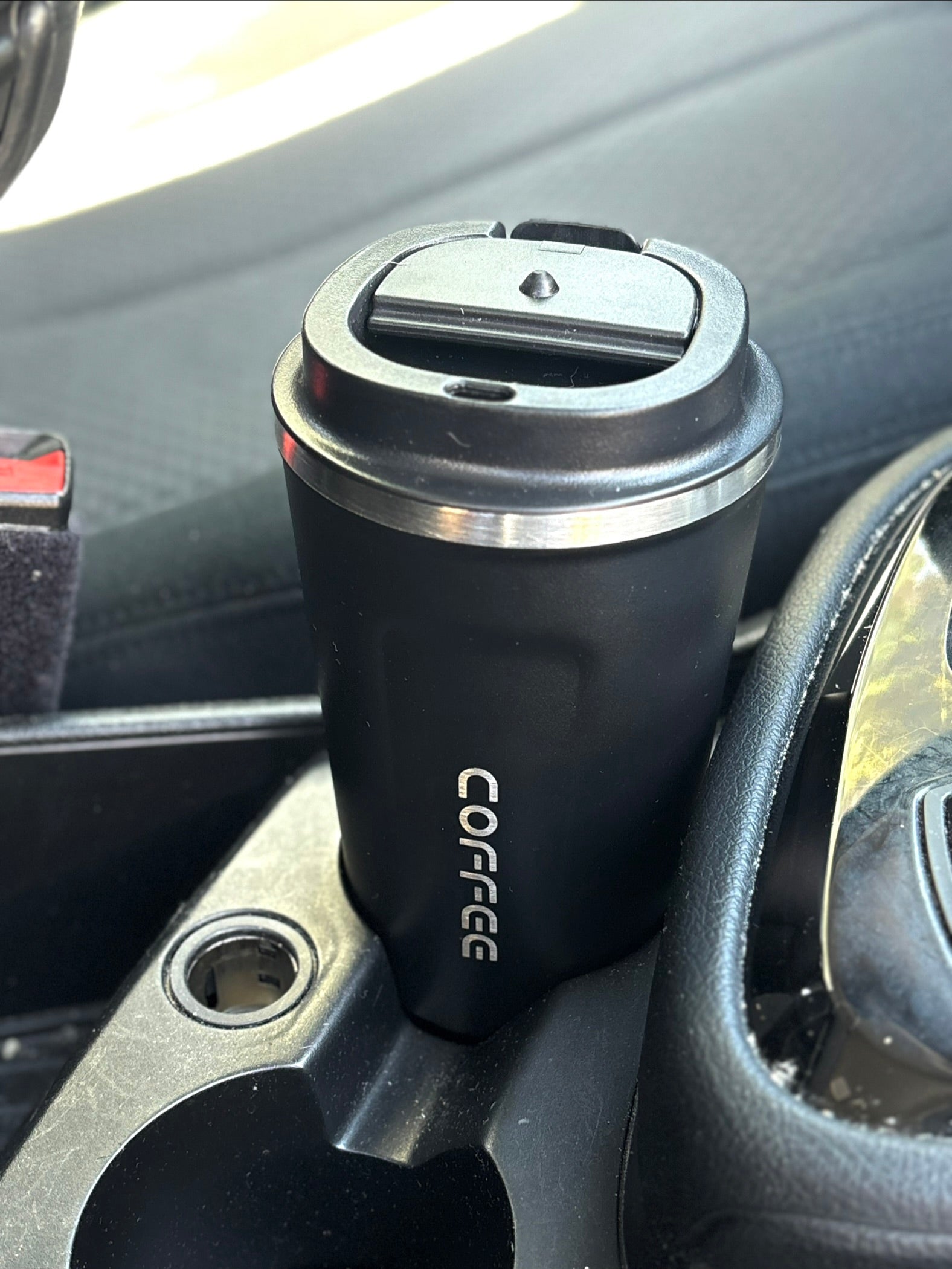 FLOW | Taza Térmica de Café 380 ml - Negro | Coffee Partner