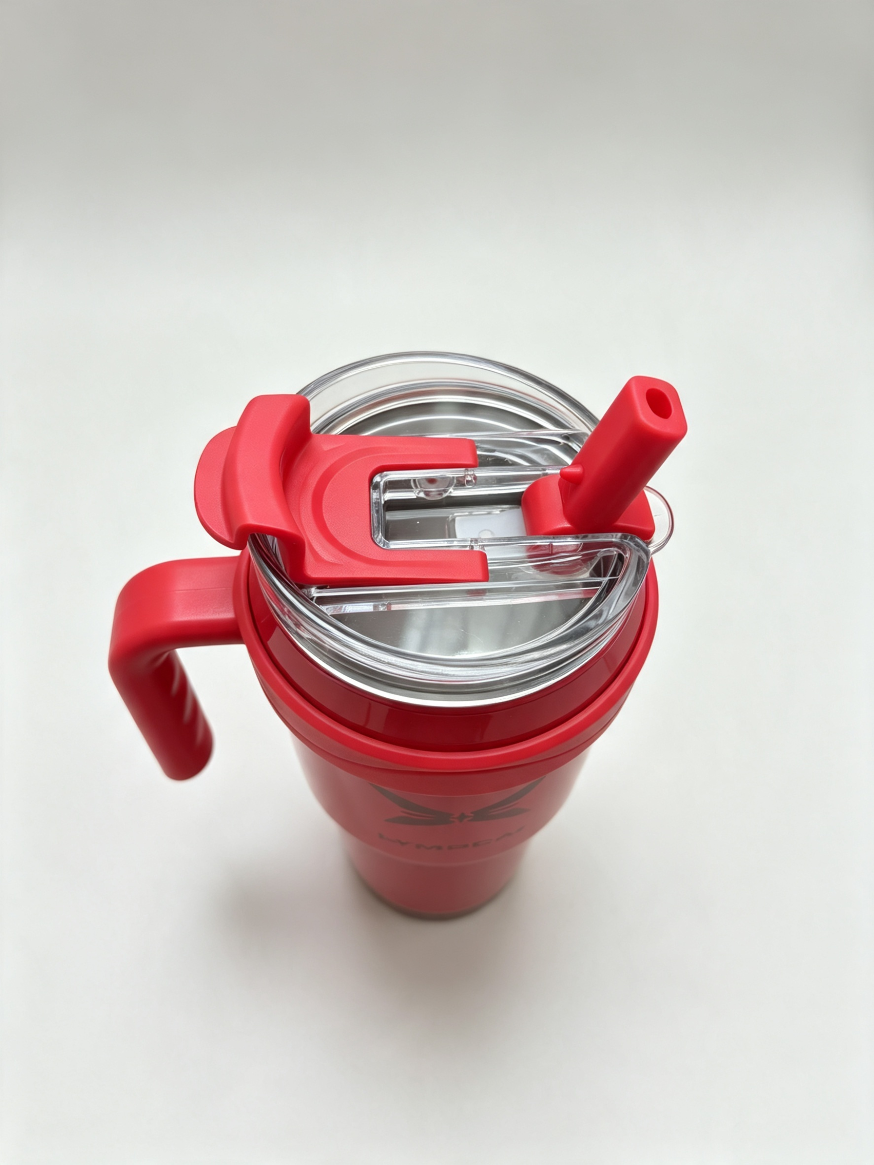 ELITE PRO | Vaso Térmico XL - Asa y Popete 1.2L | Rojo Carmine
