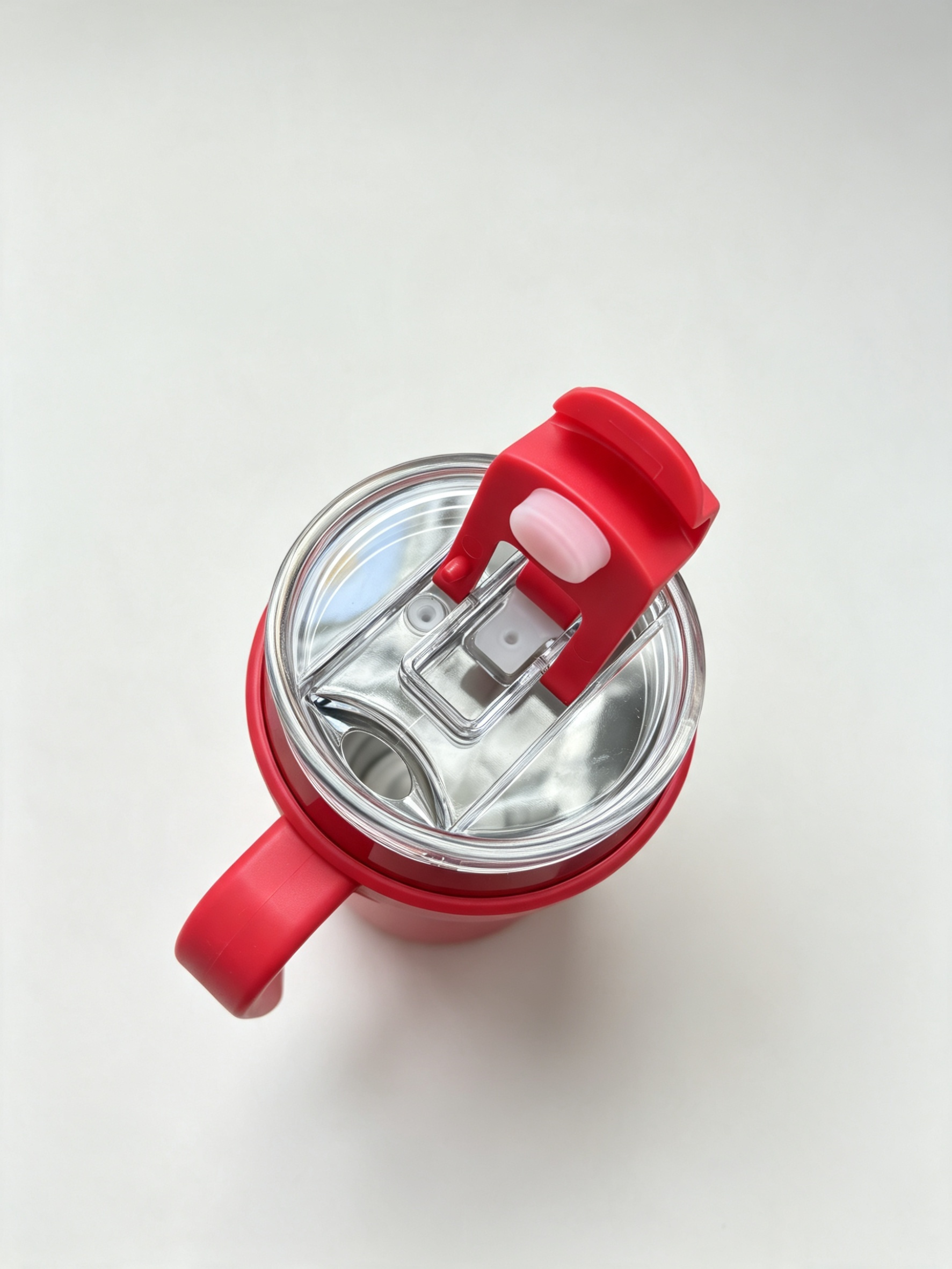 ELITE PRO | Vaso Térmico XL - Asa y Popete 1.2L | Rojo Carmine