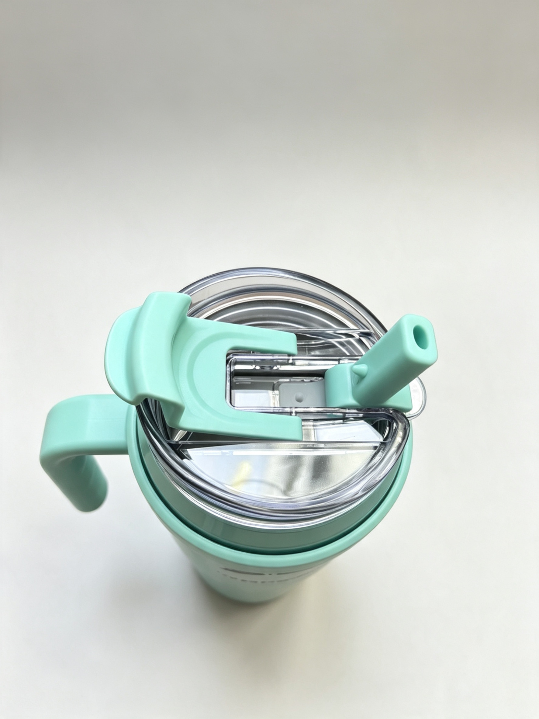 ELITE PRO | Vaso Térmico XL - Asa y Popete 1.2L | Azul Sky